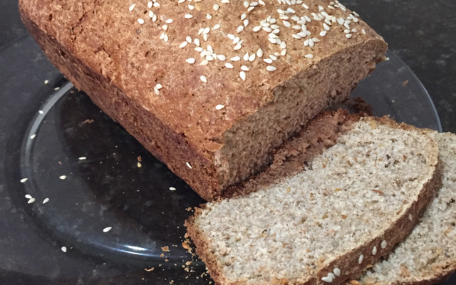 Pão 100% integral sem açúcar