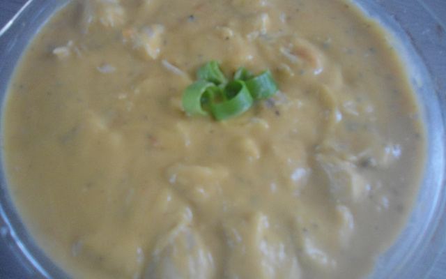 Frango com creme de legumes light