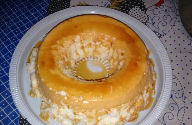 Pudim de claras com leite condensado