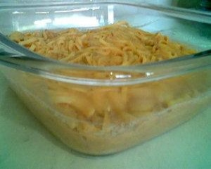 Macarrão com chicharro