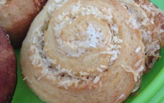 Rosca caracol de coco