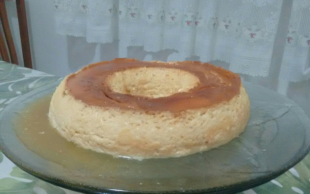 Pudim de leite em pó idêntico ao de leite condensado