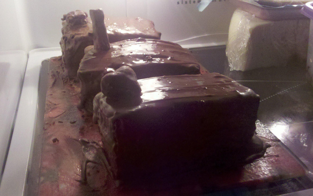 Bolo brigadeiro de chocolate