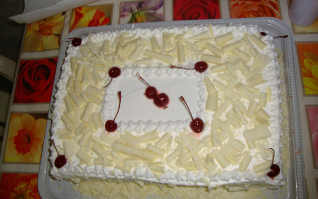 Bolo Floresta Branca