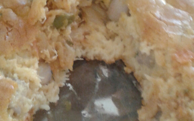 Torta de bacalhau de liquidificador