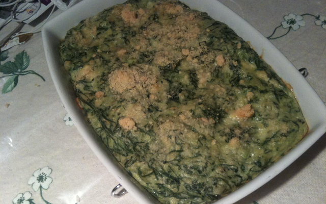 Bolo cremoso de couve