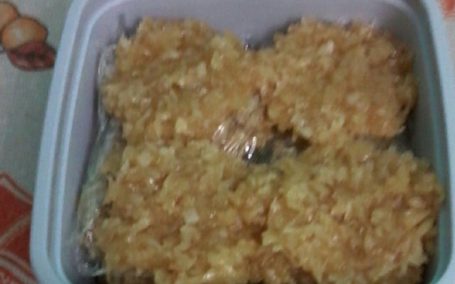 Cocada com leite condensado