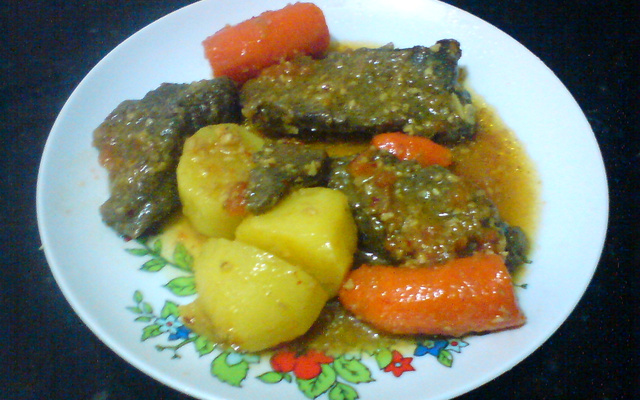 Carne de panela com cerveja