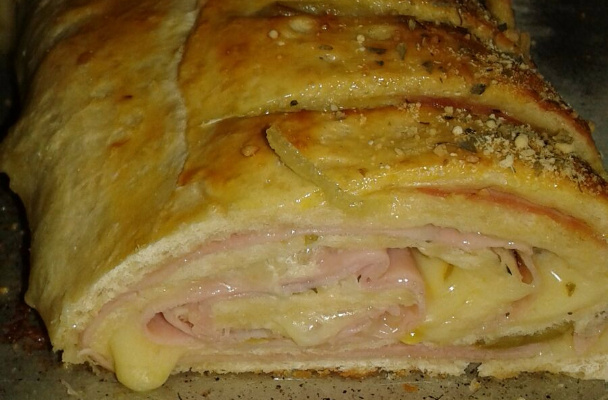 Pão de liquidificador recheado