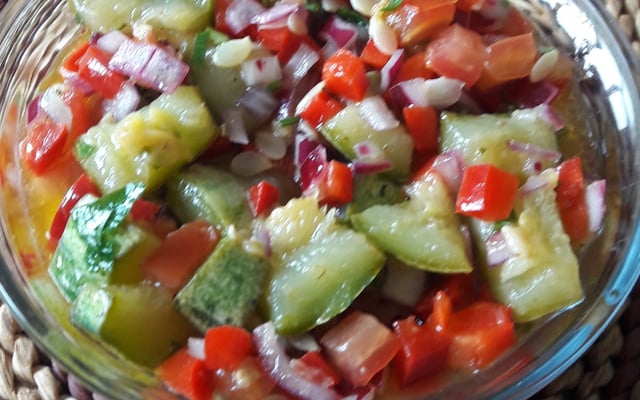 Vinagrete de abobrinha