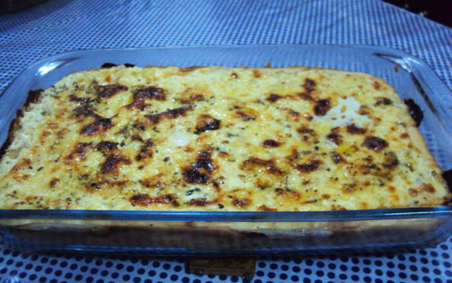 Quiche de alho poró