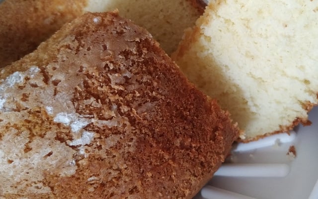 Bolo de amido de milho