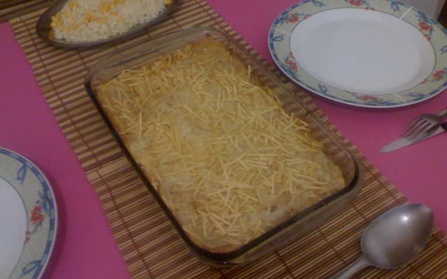 Assado delicioso de sardinha