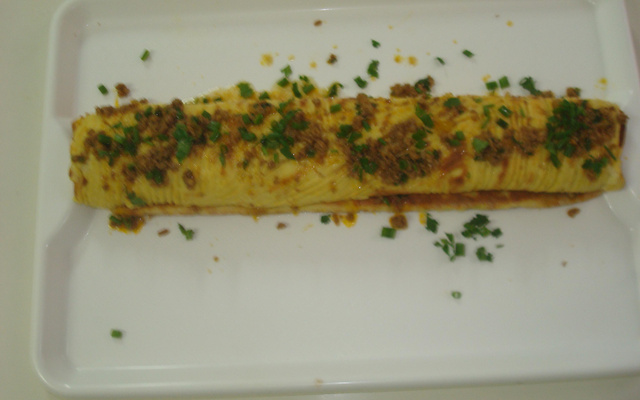 Rocambole de batatas