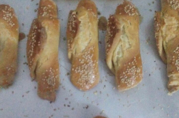 Pão caseiro com fermento em pó da Denise