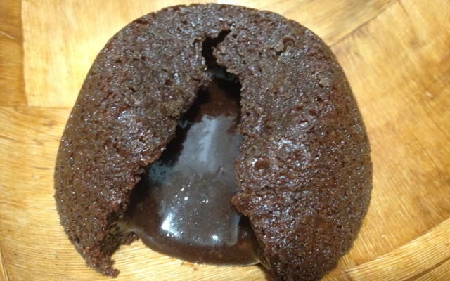 Petit gâteau de creme de avelã perfeito