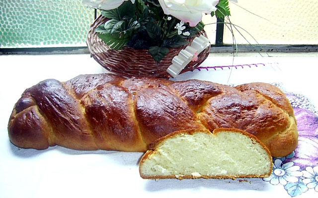 Pão trançado