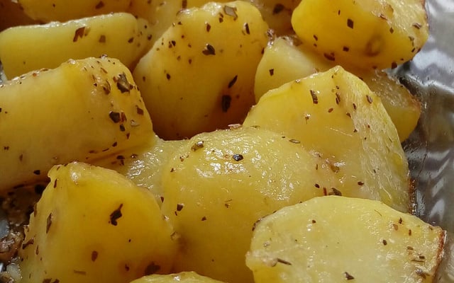 Batatas assadas