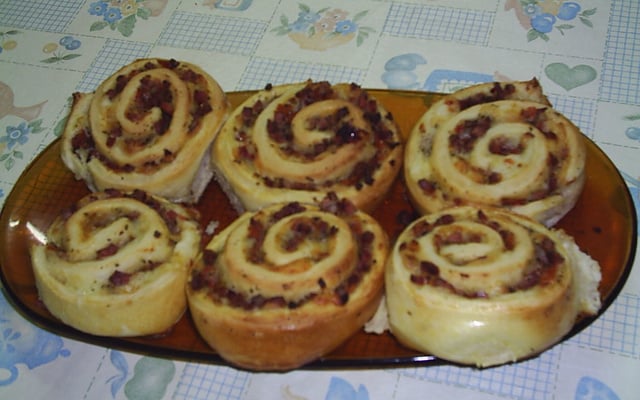 Rolinho de calabresa