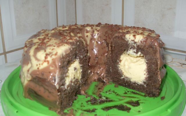 Bolo cavado guloseima