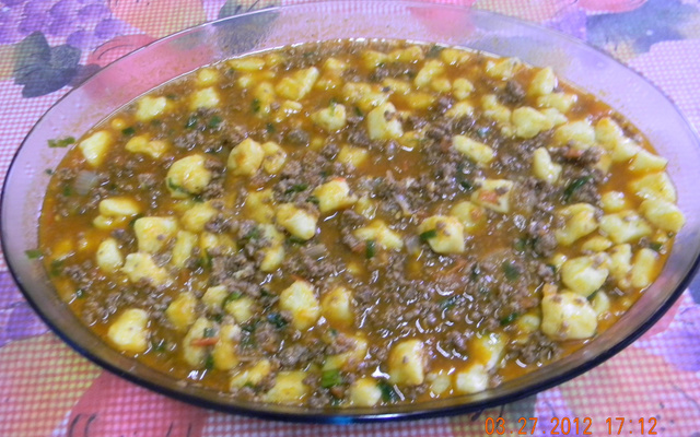 Nhoque de aipim (mandioca ou macaxeira)