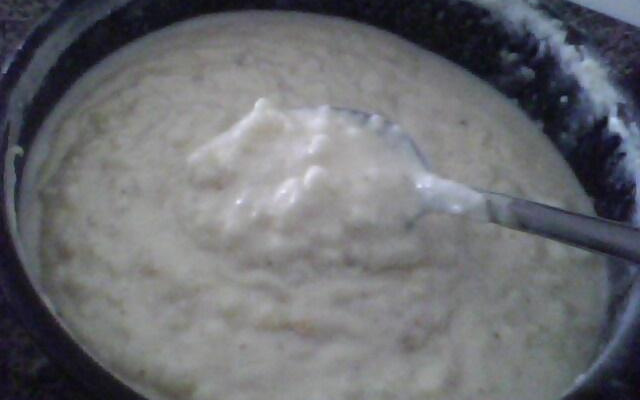 Canjica doce sem amendoim