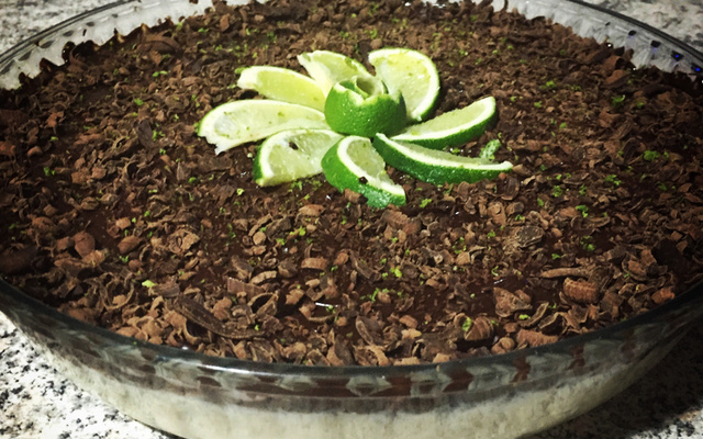 Mousse trufado de limão