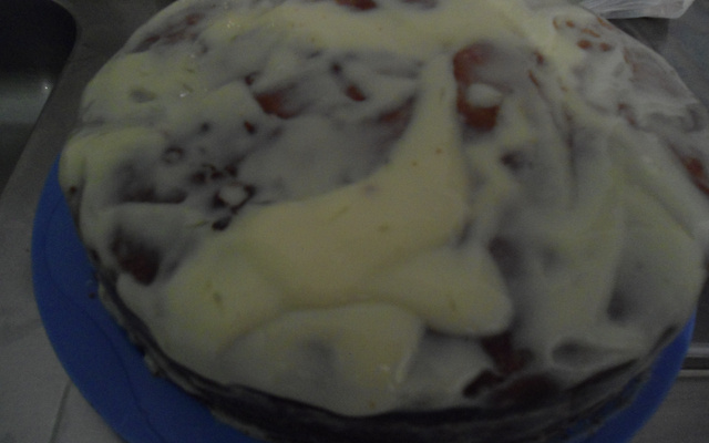 Bolo fácil de limão com cobertura