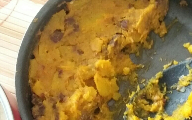 Carne de sol com abóbora cabotia