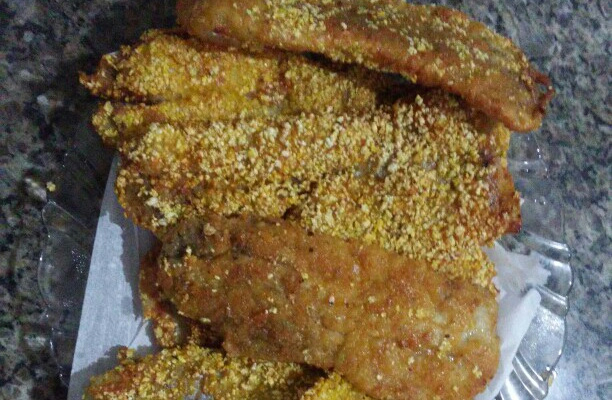 Filé de peixe empanado (crocante)