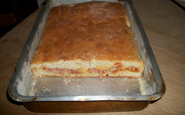 Bauru recheado de forno (receita para panificadora)