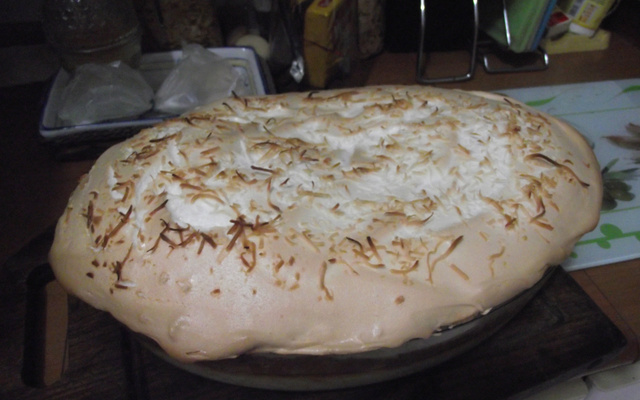 Doce de coco com suspiro