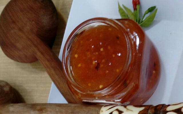 Geleia de abacaxi com pimenta