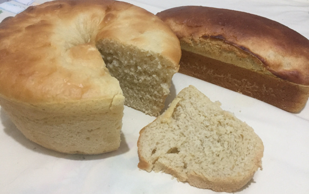 Pão de forma caseiro