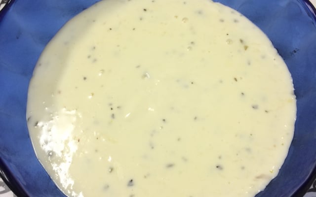Molho Branco com Requeijão