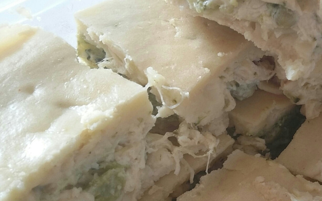 Torta de brócolis com bacon