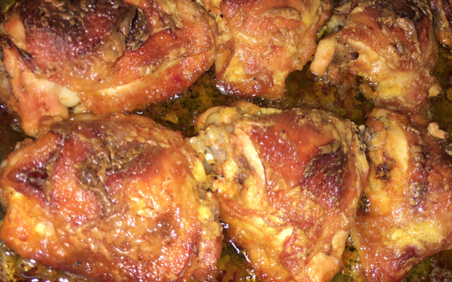 Frango com maionese no forno