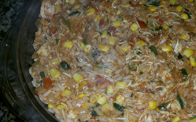 Risoto de frango mágico