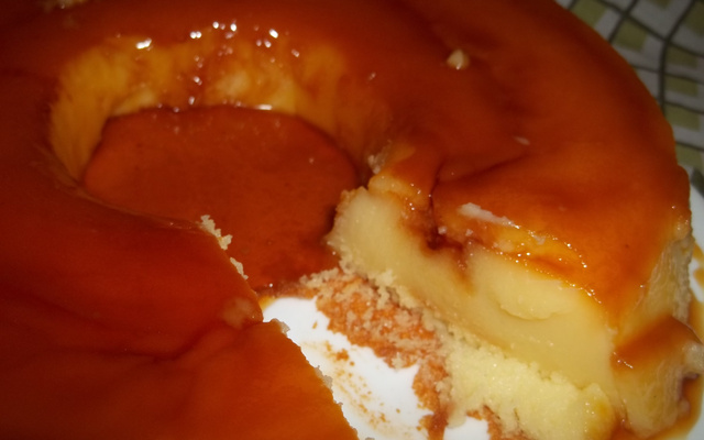 Pudim simples da Lindy