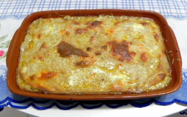 Lasanha aos 4 queijos