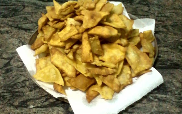 Massa de nachos (tipo Doritos)