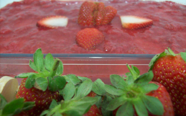 Iogurte com gelatina diet