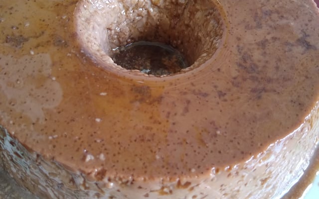 Pudim de chocolate fácil e rápido