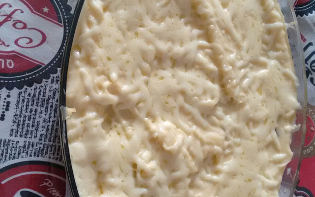 Arroz de forno com carne moida