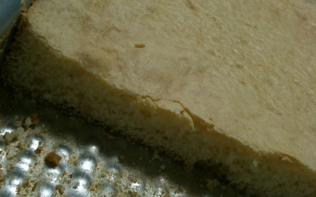 Bolo de chocolate branco