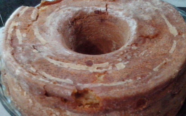 Bolo de banana simples