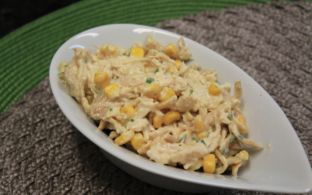 Salada de frango defumado da Marta