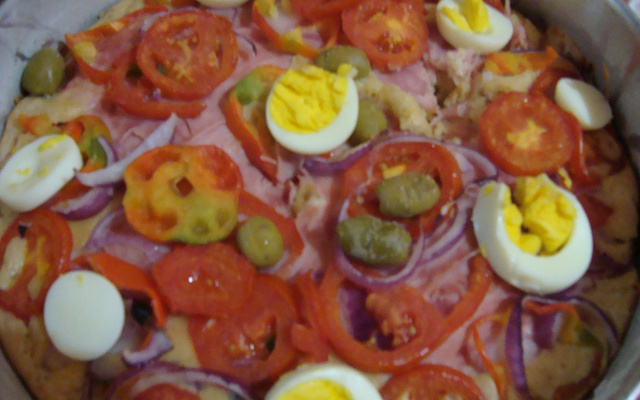 Torta portuguesa de liquidificador