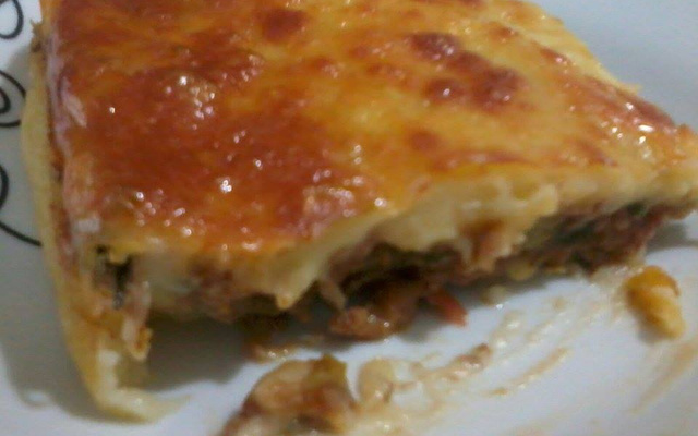 Torta de batata e carne moída