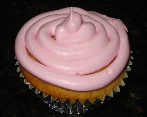 Cupcake de baunilha